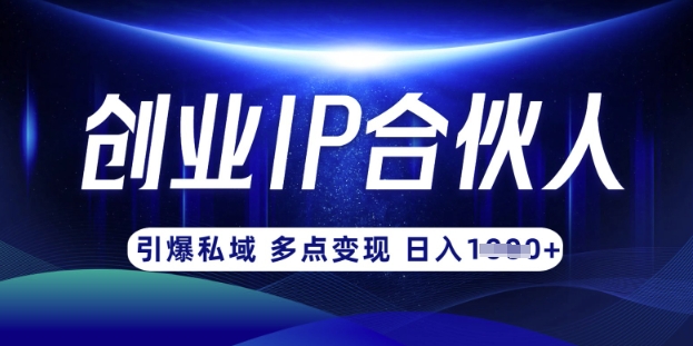 云帆 · 创业 ip 合伙人打造 3.0 ，从 0 到 1 教你做网创，实现月入过 W-西蒙学社
