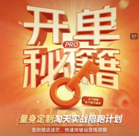 淘宝开单秘籍PRO，量身定制淘天实战陪跑计划，告别做店迷茫、快速突破运营瓶颈期-西蒙学社