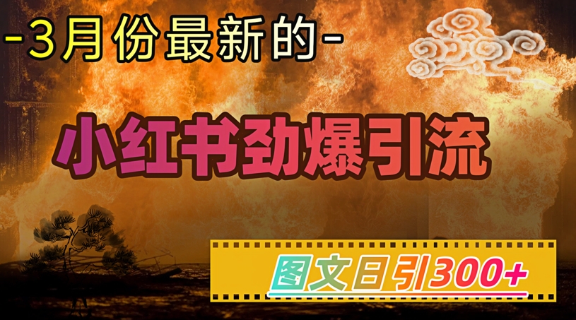 小红书超劲爆引流手段，图文日引300+轻松变现1W-西蒙学社