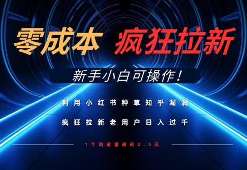 小红书知乎双平台引流秘籍：零门槛日赚500+ 新手当天快速上手-西蒙学社
