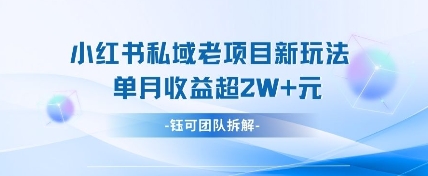 小红 书私域 流量变现新玩法：零成本月入 10 万 + ，新手可操作-西蒙学社