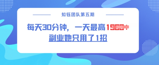 副业她只用了1招，每天30分钟，无脑二创，一天最高1.5k-西蒙学社