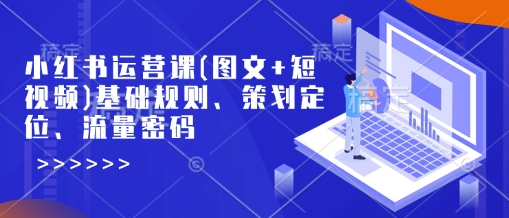 小红书运营课(图文+短视频)基础规则、策划定位、流量密码-西蒙学社