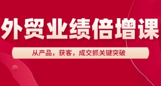 外贸企业业绩翻倍实战指南：选品优化+精准引流+转化提升三大核心突破-西蒙学社