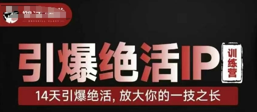 14天绝活IP速成班：打造个人品牌快速提升变现力-西蒙学社