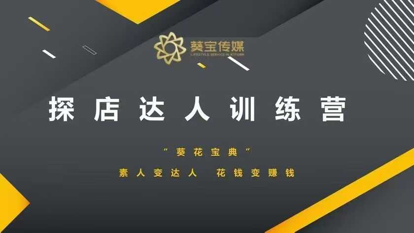 探店达人训练营，素人变达人，花钱变赚钱-西蒙学社