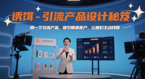 精准引流爆品设计秘诀 高效获客策略让客户主动上门成交-西蒙学社