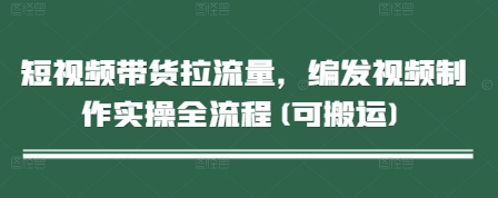 短视频带货引流秘籍：零基础3天速成爆单视频剪辑教程-西蒙学社