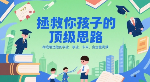 破解孩子成长难题：学业规划+职业发展+人生方向深度解析（高价值核心策略）-西蒙学社