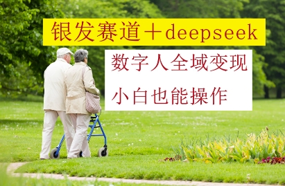 中老年市场蓝海项目：智能数字人全渠道创收指南，新手零门槛快速盈利-西蒙学社
