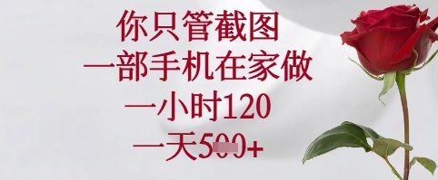 日入千元截图副业攻略：手机操作轻松赚钱 日赚 5 单方法解析-西蒙学社