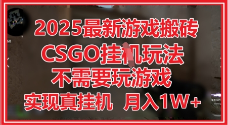 2025全新CSGO躺赚项目：免操作真挂机月入过万真相解析-西蒙学社