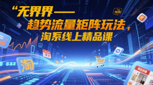 无界趋势流量矩阵课程，淘系线上精品教学详解-西蒙学社