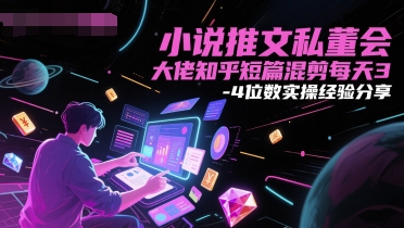 知乎小说推文实战技巧：零基础日入四位数变现攻略（内部社群干货）-西蒙学社