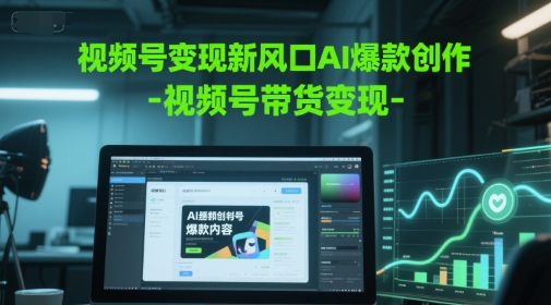AI赋能视频号带货新蓝海 爆款变现秘籍全解析-西蒙学社