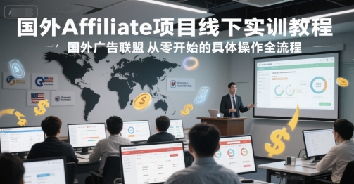 海外联盟营销实战培训：零基础入门全流程指南-西蒙学社