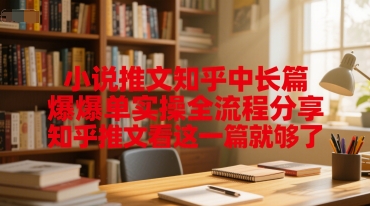 知乎小说推文实战：中长篇爆单全流程终极指南-西蒙学社