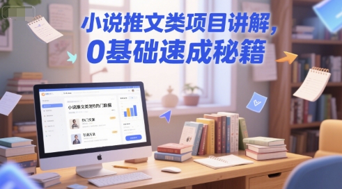 小说推文项目新手速成指南：0基础实操秘籍详解-西蒙学社