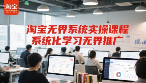 淘宝无界推广实操课程：系统化学习实战指南-西蒙学社