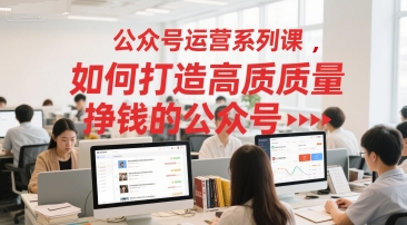 公众号运营系列课程：高效打造高质量盈利公众号的秘诀-西蒙学社