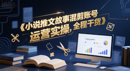 故事类账号3天涨粉变现全流程：零基础小白必看的混剪爆单技巧全解析-西蒙学社