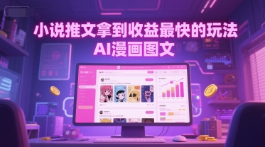 AI漫画推文快速变现技巧：新手必看图文制作到收益全流程指南-西蒙学社