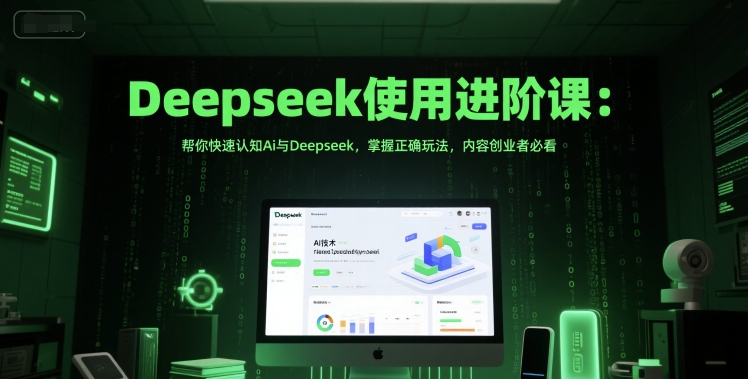 AI工具Deepseek高阶应用指南：内容创业者不可错过的深度认知与实战技巧-西蒙学社
