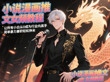女频小说漫画推文零基础速成指南：新手快速进阶行业大神必备兼职变现技巧-西蒙学社