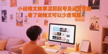小说推文故事混剪起号流程与运营技巧完整解析 新手避坑指南助你快速上手-西蒙学社