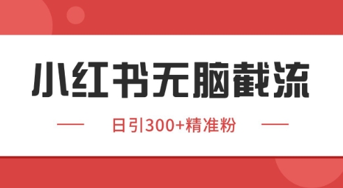 小红书高效截流竞品客户实战技巧 单日精准引流200+新客源操作全解析-西蒙学社