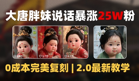 AI技术复活唐代杨贵妃，40个作品狂揽40万粉丝，内附高效盈利秘籍-西蒙学社