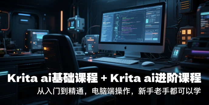Krita AI 教程：零基础直达精通 新手进阶必学-西蒙学社