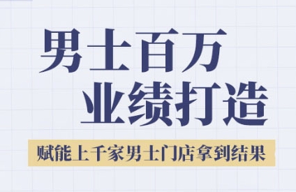 2025男士美容院盈利方案：千家门店百万业绩实战指南-西蒙学社