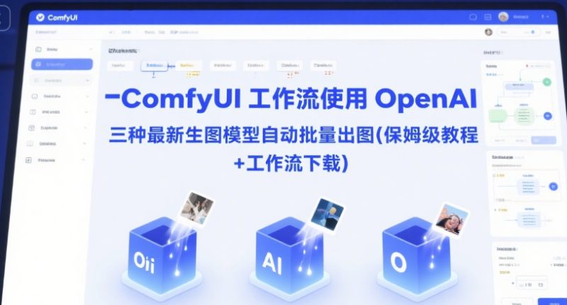 ComfyUI保姆级教程：利用OpenAI三大最新图像模型实现自动批量出图与工作流下载-西蒙学社