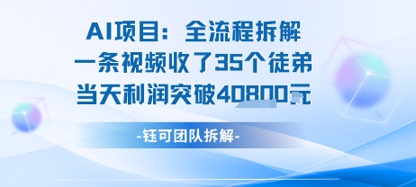 AI 收徒变 现实战：单条视频吸引 35 学员， 日赚 1000+ （含详细操作流程）-西蒙学社