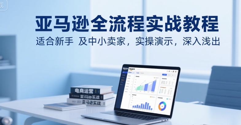 亚马逊运营全流程实战指南 新手与中小卖家必看 实操演示深入解析-西蒙学社