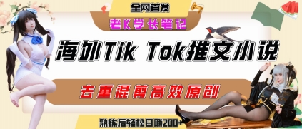 海外TikTok小说推广项目，高停留高转化，轻松日赚饭钱-西蒙学社
