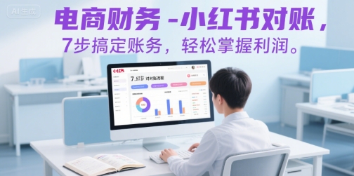 电商财务小技巧——小红书对账七步法，快速理清账目掌握盈利-西蒙学社