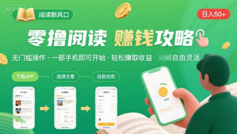 手机免费阅读零门槛新机遇,轻松日入50-300元实情独家曝光!-西蒙学社