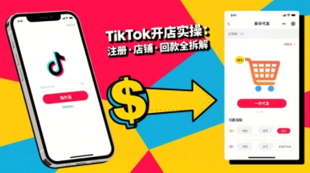 TikTok运营全流程：开店+付费广告从入门到精通-西蒙学社