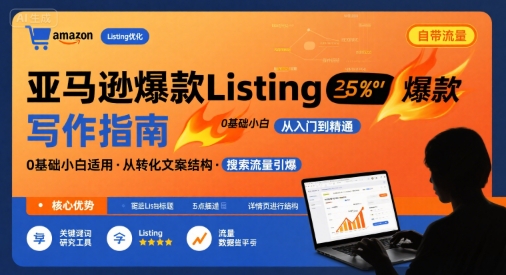 亚马逊零基础新手快速打造热销Listing引流技巧-西蒙学社
