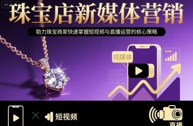 珠宝商家短视频直播营销核心策略速成秘籍，新媒体运营助力高效引流变现-西蒙学社