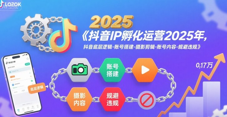 2025抖音IP孵化运营全攻略：底层逻辑、账号搭建、摄影剪辑、内容策划、规避违规核心技巧-西蒙学社