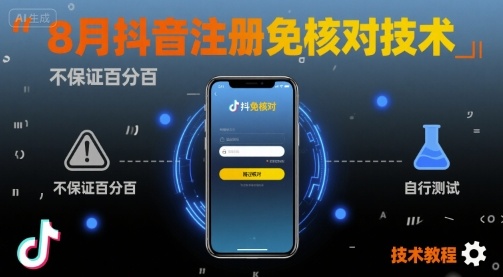 抖音注册免核对黑科技最新实测！（8月更新）-西蒙学社