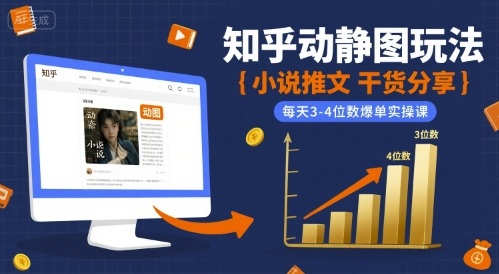 知乎视频小说推广全流程：日入过千的爆单技巧解析-西蒙学社