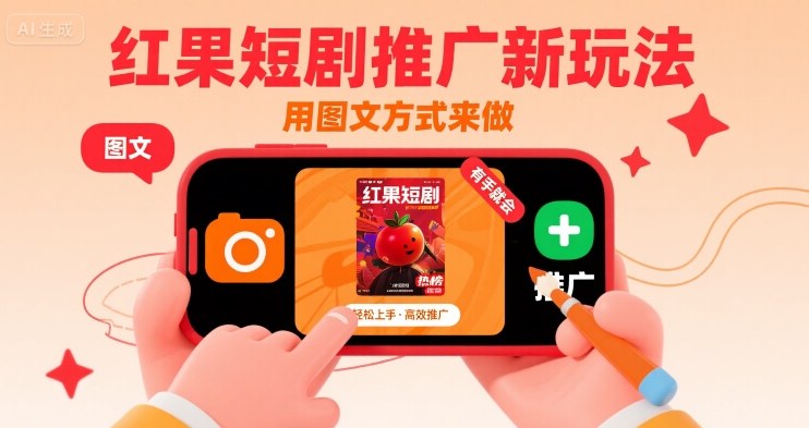 红果短剧图文推广，小白入门秒上瘾，零门槛技术揭秘-西蒙学社