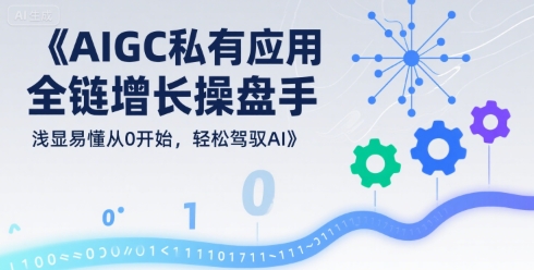 AIGC私有化应用全链增长实战指南，零基础轻松驾驭AI技术-西蒙学社