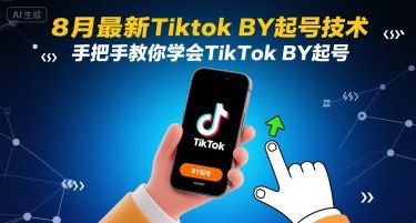 2024年8月全新TikTok搬运账号实操技巧零基础详细教学-西蒙学社