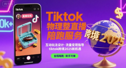 TikTok跨境电商2025计划：物理整蛊道具互动引流，全程陪跑运营班助商家快速起号-西蒙学社