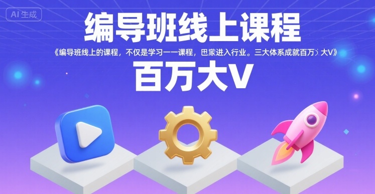 编导班线上课程助你踏入行业门槛 三大核心体系打造百万粉丝影响力-西蒙学社